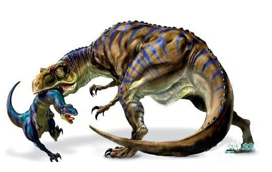 异特龙是晚侏罗世期的大型肉食性恐龙